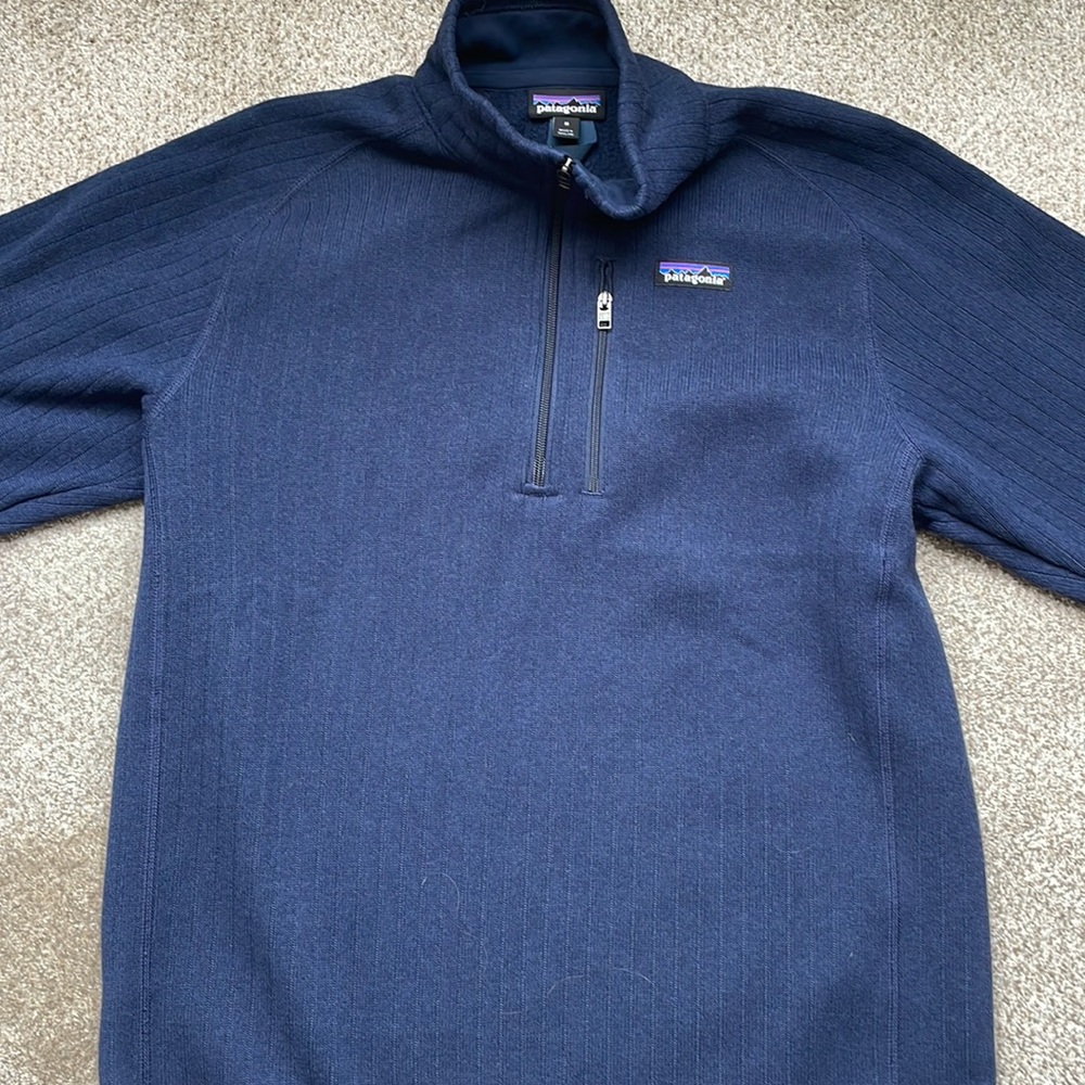 Patagonia Blue Men’s Better Sweater 1/4-Zip Fleece